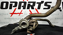 Mitsubishi Lancer Evolution izplūdes kolektors un Garrett turbīna